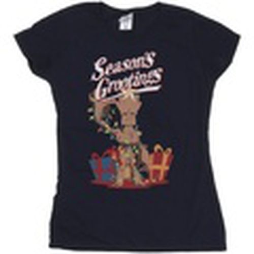 Camiseta manga larga Season's Grootings para mujer - Marvel - Modalova