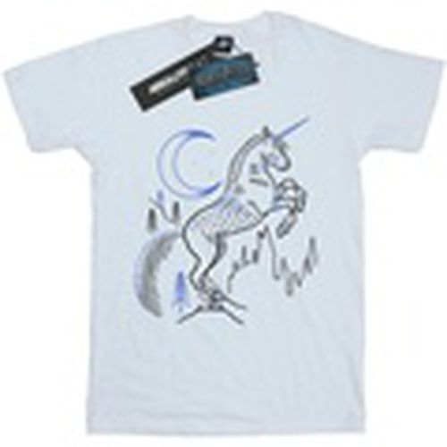 Camiseta manga larga Unicorn Line Art para hombre - Harry Potter - Modalova