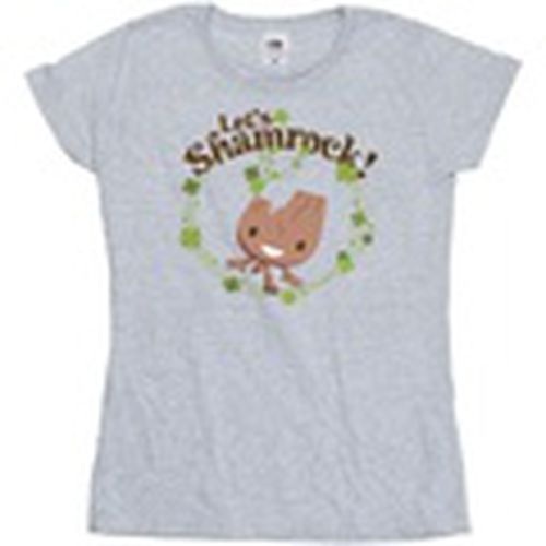 Camiseta manga larga St Patrick's Day Let's Shamrock para mujer - Marvel - Modalova