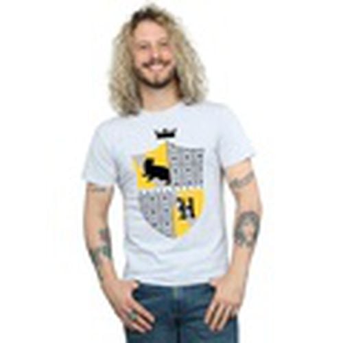 Camiseta manga larga Hufflepuff para hombre - Harry Potter - Modalova