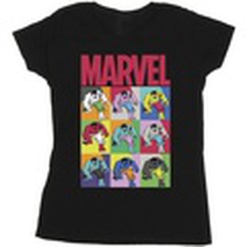 Camiseta manga larga Hulk Pop Art para mujer - Marvel - Modalova