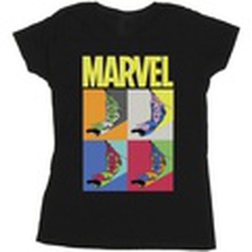 Camiseta manga larga Spider-Man Pop Art para mujer - Marvel - Modalova