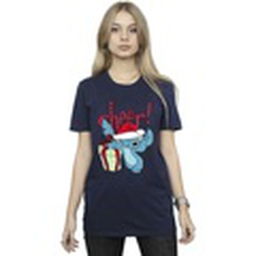 Camiseta manga larga Lilo And Stitch Cheer para mujer - Disney - Modalova