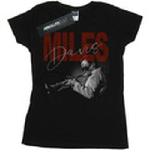 Camiseta manga larga Distressed Photo para mujer - Miles Davis - Modalova