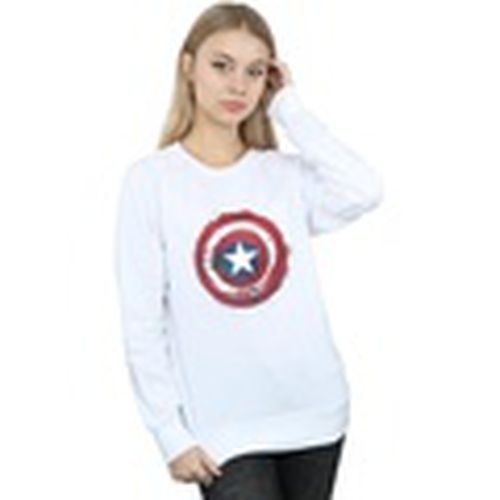 Jersey Captain America Splatter Shield para mujer - Marvel - Modalova
