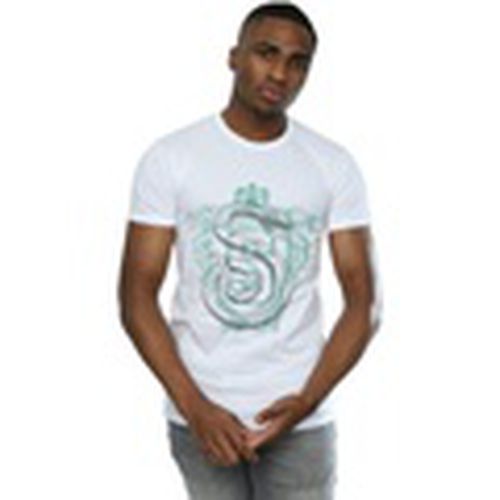 Camiseta manga larga Slytherin Serpent Crest para hombre - Harry Potter - Modalova