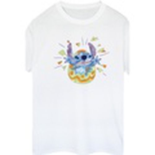 Camiseta manga larga Lilo Stitch Cracking Egg para mujer - Disney - Modalova