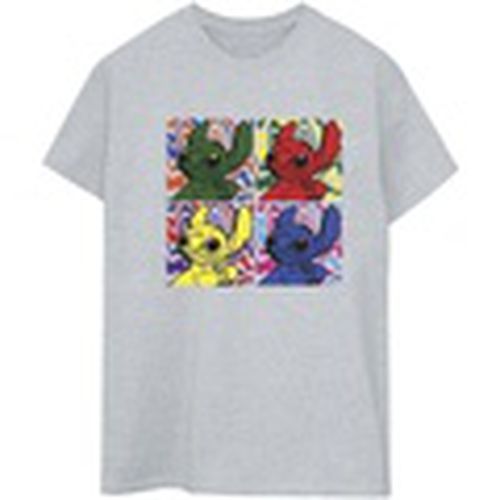 Camiseta manga larga Lilo Stitch Pop Art para mujer - Disney - Modalova
