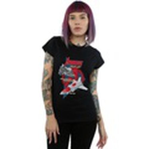 Camiseta manga larga The Avengers Quinjet 1969 para mujer - Marvel - Modalova