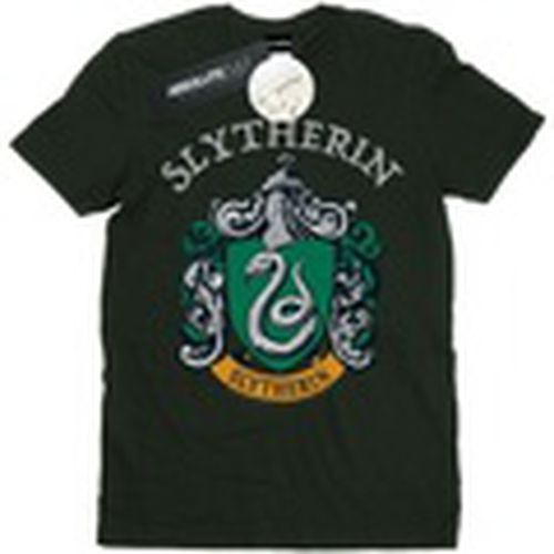 Camiseta manga larga Slytherin Crest para hombre - Harry Potter - Modalova