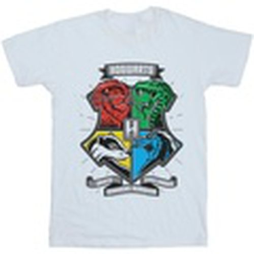 Camiseta manga larga Hogwarts Toon Crest para hombre - Harry Potter - Modalova