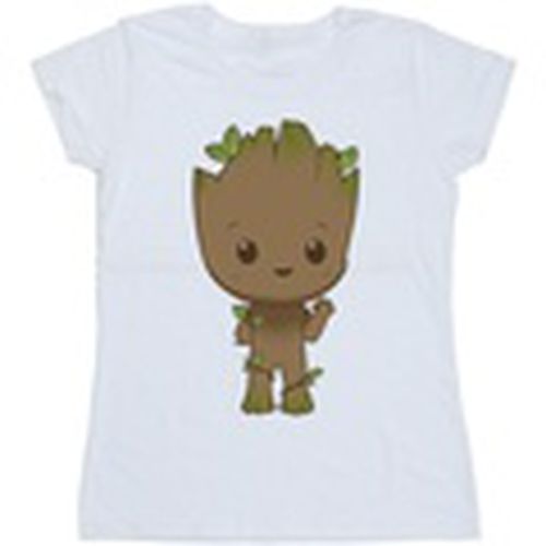 Camiseta manga larga I Am Groot Chibi Wave Pose para mujer - Marvel - Modalova