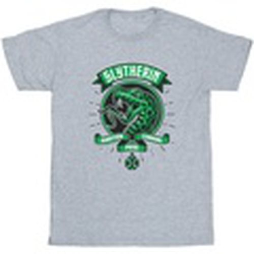 Camiseta manga larga Slytherin Toon Crest para hombre - Harry Potter - Modalova