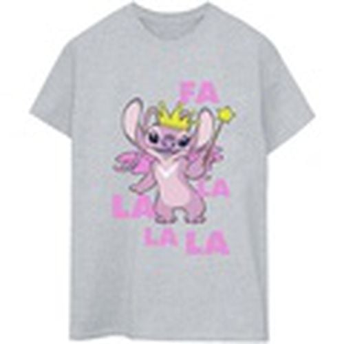 Camiseta manga larga Angel Fa La La para mujer - Disney - Modalova