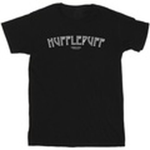 Camiseta manga larga Hufflepuff Logo para hombre - Harry Potter - Modalova