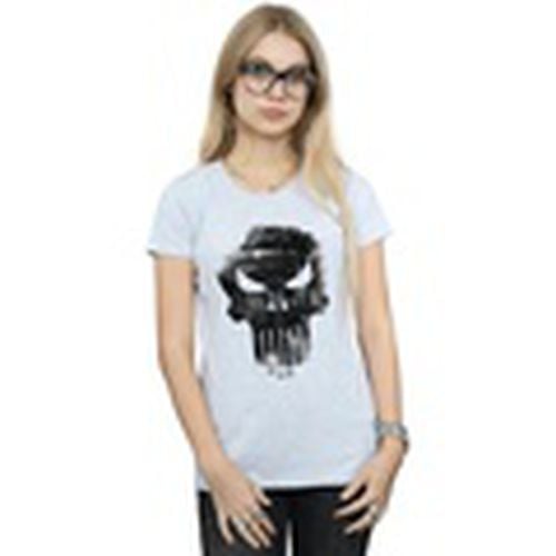 Camiseta manga larga The Punisher Distrressed Skull para mujer - Marvel - Modalova