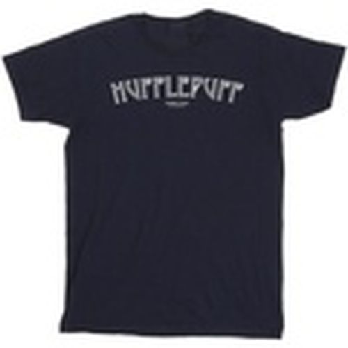 Camiseta manga larga Hufflepuff Logo para hombre - Harry Potter - Modalova