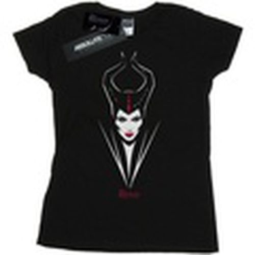 Camiseta manga larga Maleficent Mistress Of Evil Face para mujer - Disney - Modalova