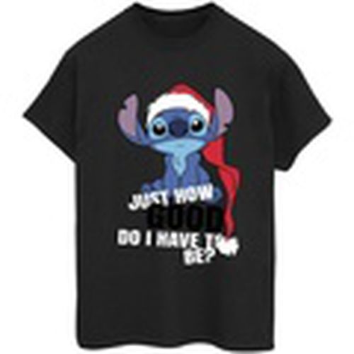 Camiseta manga larga Lilo Stitch Just How Good para mujer - Disney - Modalova