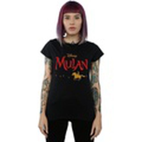 Camiseta manga larga Mulan Movie Logo para mujer - Disney - Modalova