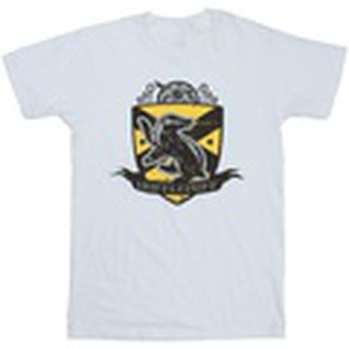 Camiseta manga larga Hufflepuff Chest Badge para hombre - Harry Potter - Modalova