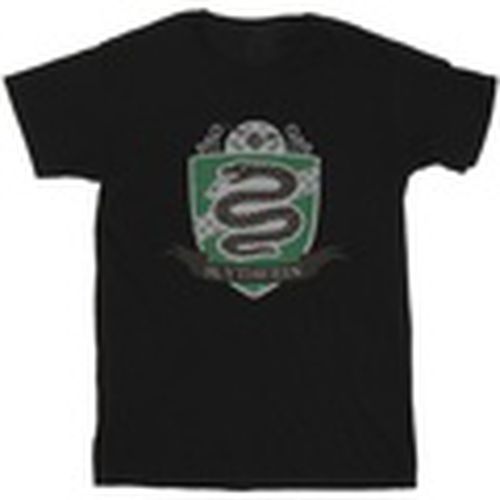 Camiseta manga larga Slytherin Chest Badge para hombre - Harry Potter - Modalova