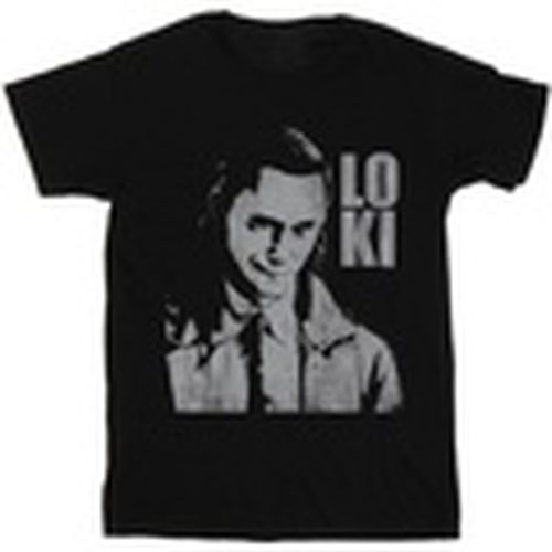 Camiseta manga larga Loki Head Poster para mujer - Marvel - Modalova