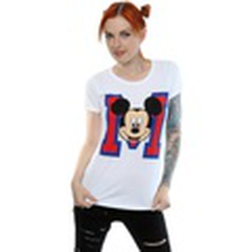 Camiseta manga larga Mickey Mouse M Face para mujer - Disney - Modalova