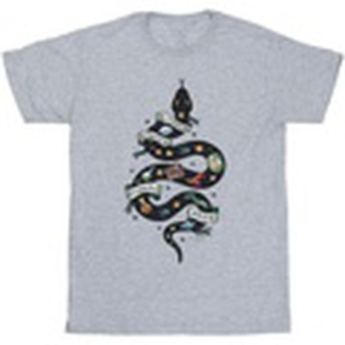 Camiseta manga larga Slytherin Sketch para hombre - Harry Potter - Modalova