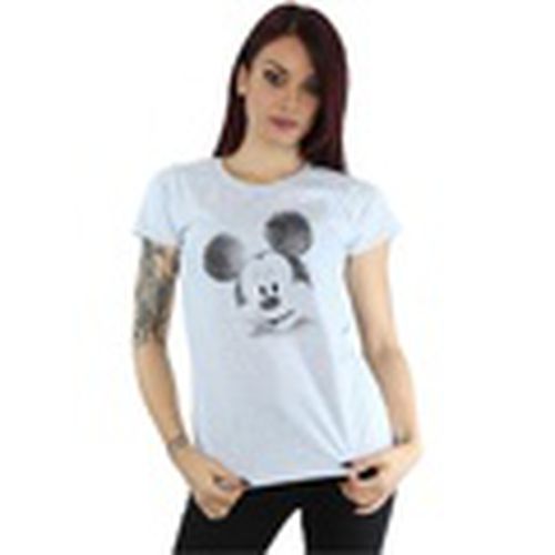 Camiseta manga larga Mickey Mouse Text Face para mujer - Disney - Modalova