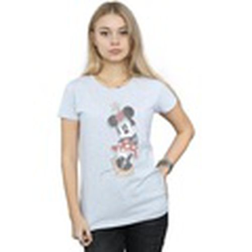 Camiseta manga larga Minnie Mouse Offset para mujer - Disney - Modalova