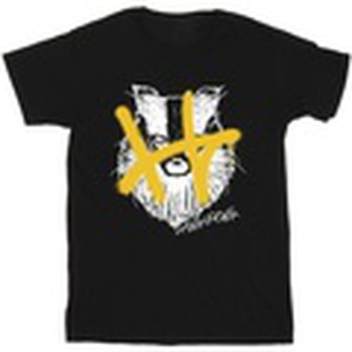 Camiseta manga larga Hufflepuff para hombre - Harry Potter - Modalova