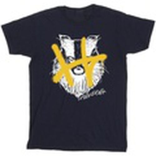 Camiseta manga larga Hufflepuff para hombre - Harry Potter - Modalova