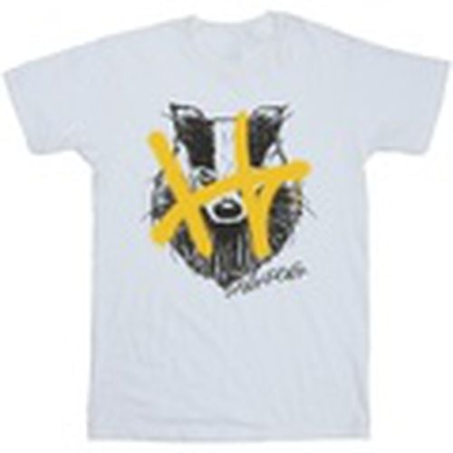 Camiseta manga larga Hufflepuff para hombre - Harry Potter - Modalova