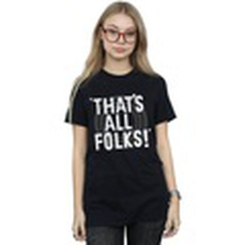 Camiseta manga larga That's All Folks para mujer - Dessins Animés - Modalova