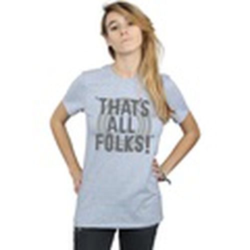 Camiseta manga larga That's All Folks para mujer - Dessins Animés - Modalova