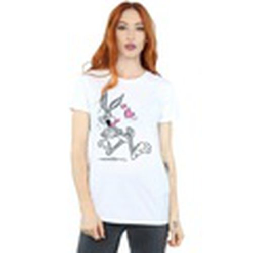 Camiseta manga larga Bugs Bunny In Love para mujer - Dessins Animés - Modalova