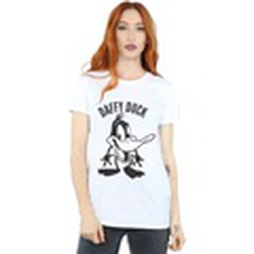 Camiseta manga larga Daffy Duck Large Head para mujer - Dessins Animés - Modalova