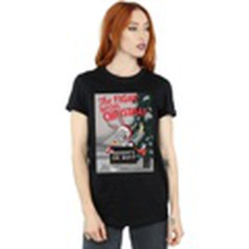 Camiseta manga larga The Fight Before Christmas para mujer - Dessins Animés - Modalova