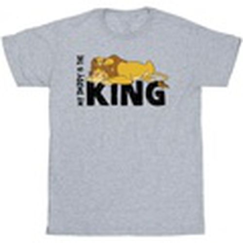 Camiseta manga larga The Lion King Daddy Is King para hombre - Disney - Modalova