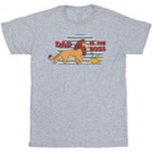 Camiseta manga larga The Lion King Dad Boss para hombre - Disney - Modalova