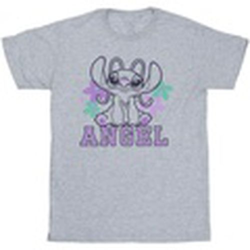 Camiseta manga larga Lilo Stitch Angel para hombre - Disney - Modalova