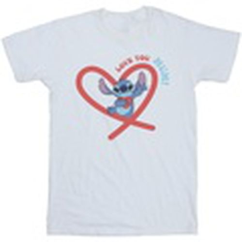 Camiseta manga larga Lilo Stitch Love You Mum para hombre - Disney - Modalova