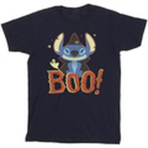 Camiseta manga larga Lilo Stitch Boo! para hombre - Disney - Modalova