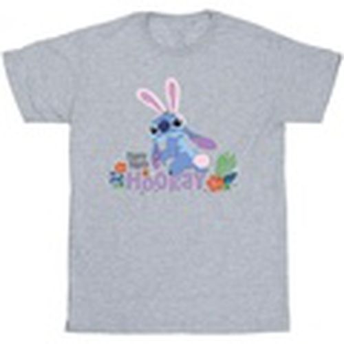 Camiseta manga larga Lilo Stitch Hippity Hop Stitch para hombre - Disney - Modalova