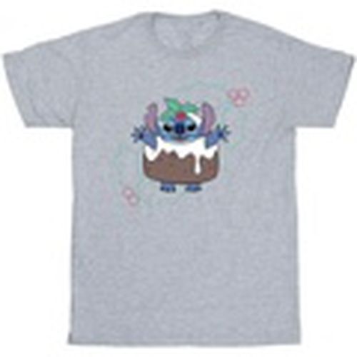 Camiseta manga larga Lilo Stitch Pudding Holly para hombre - Disney - Modalova