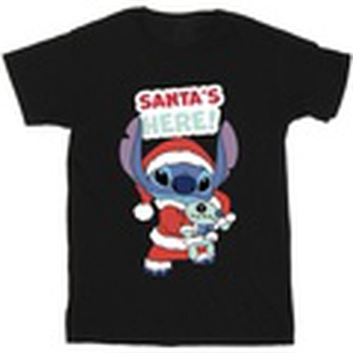 Camiseta manga larga Santa's Here para hombre - Disney - Modalova