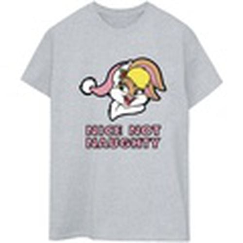 Camiseta manga larga Naughty Not Nice para mujer - Dessins Animés - Modalova