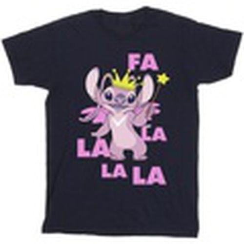 Camiseta manga larga Lilo Stitch Angel Fa La La para hombre - Disney - Modalova