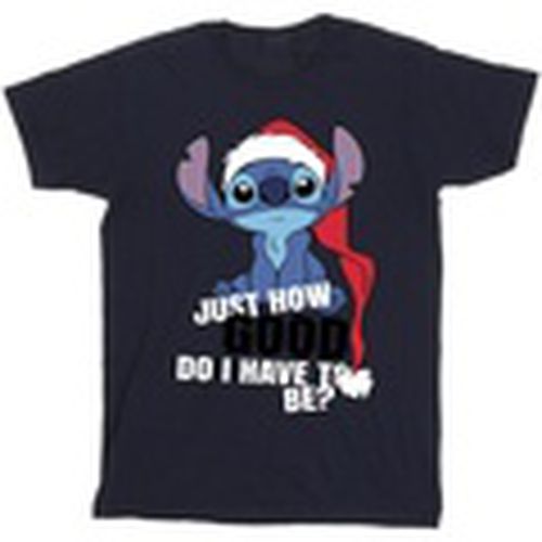 Camiseta manga larga Lilo Stitch Just How Good para hombre - Disney - Modalova